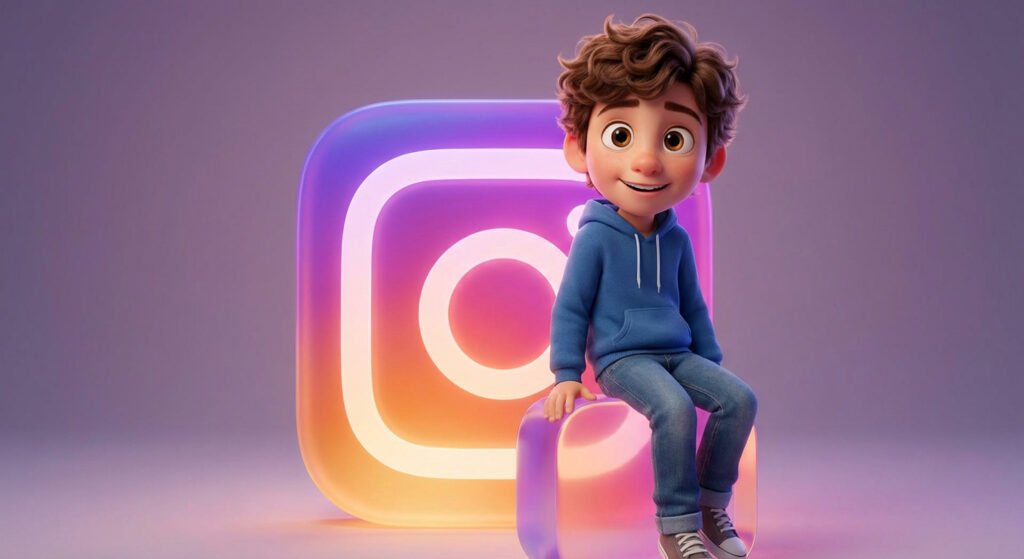 Cute 3D character Pixar style holding a coffee cup cinematic lighting social media trend