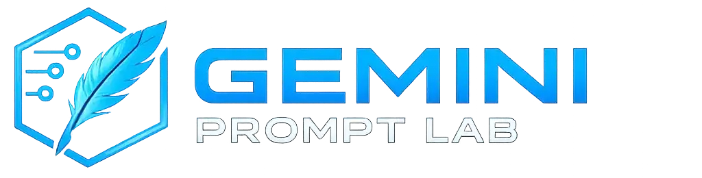 Official Logo of Gemini Prompt Lab - Modern blue AI-themed emblem for professional prompt engineering resources